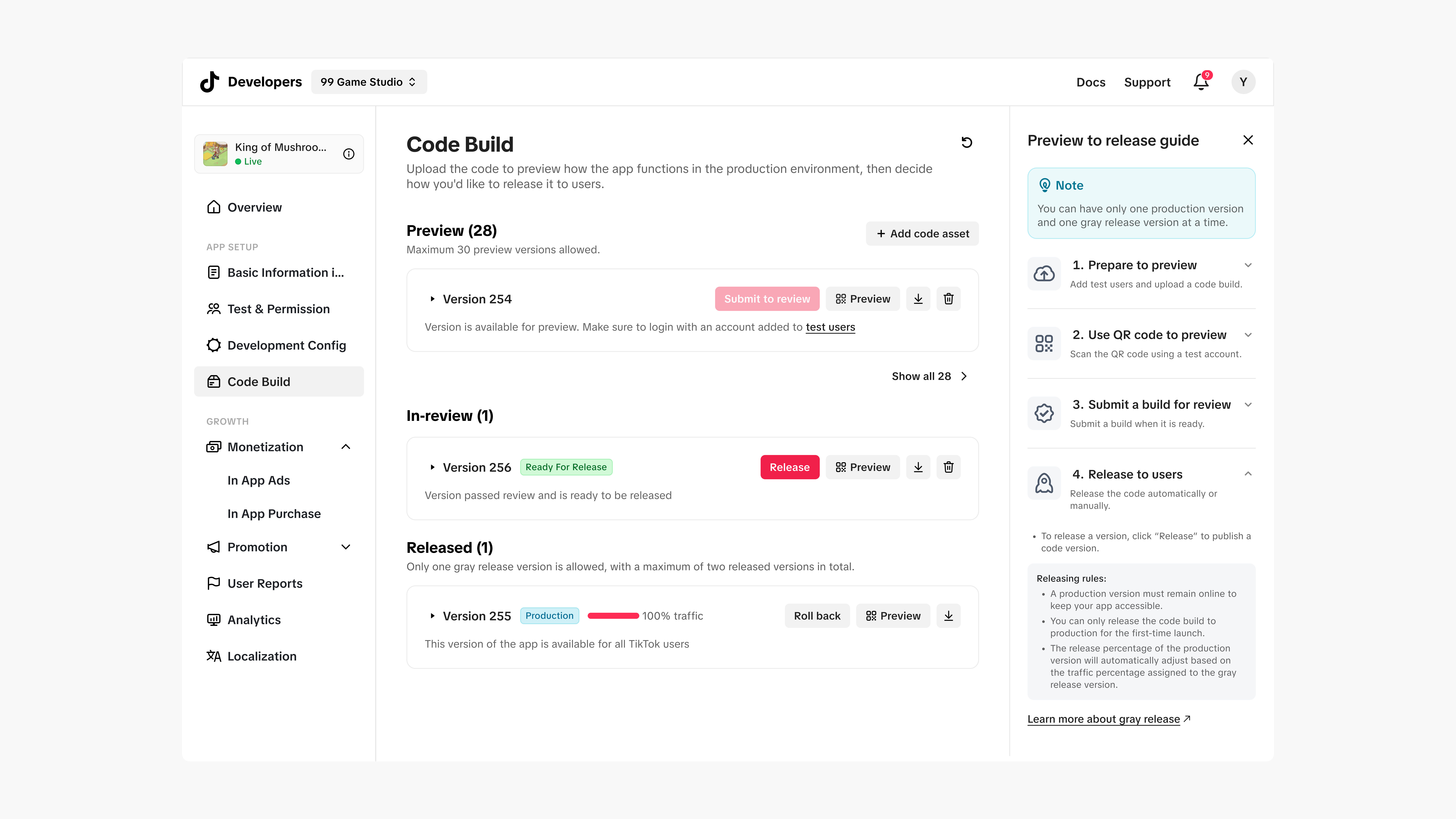 After — independently reviewable modules